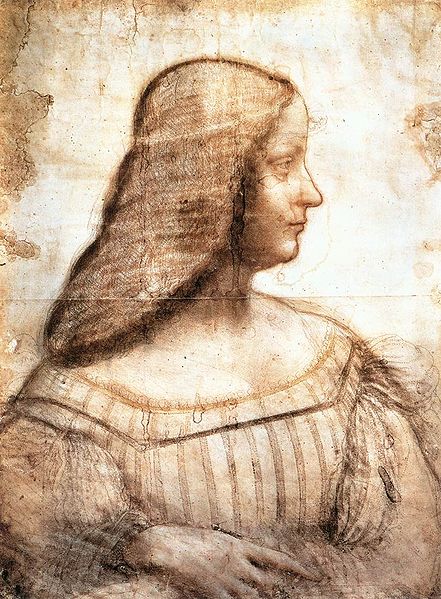 Isabella d'Este (1500) Louvre.