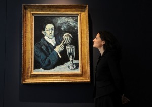 Picasso_Portrait de Angel Fernandez de Soto_The Absinthe Drinker