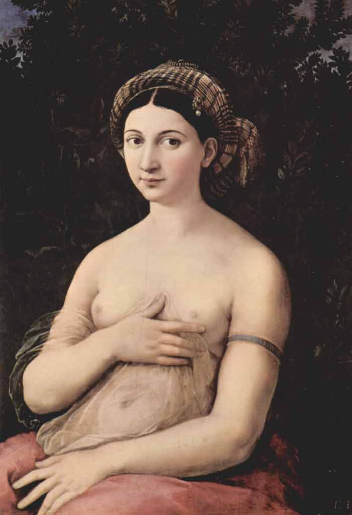 La Fornarina by Raphael oil painting technique 