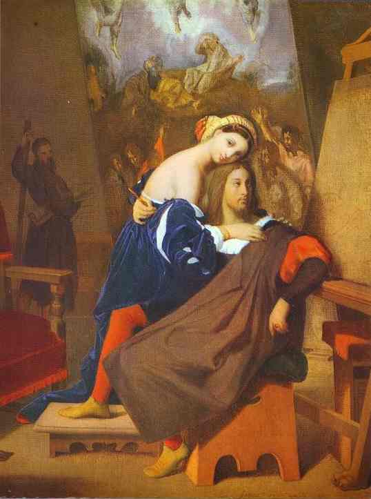 ingres-raphael-and-fornarina-paint-like-old-masters