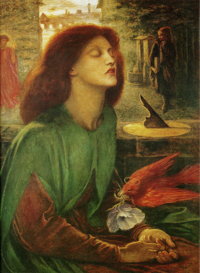 Gabriel Rossetti The artist and his Sitter web art academy painting lessons