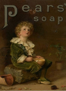 Realist Artist in the Studio-Pears soap Millais