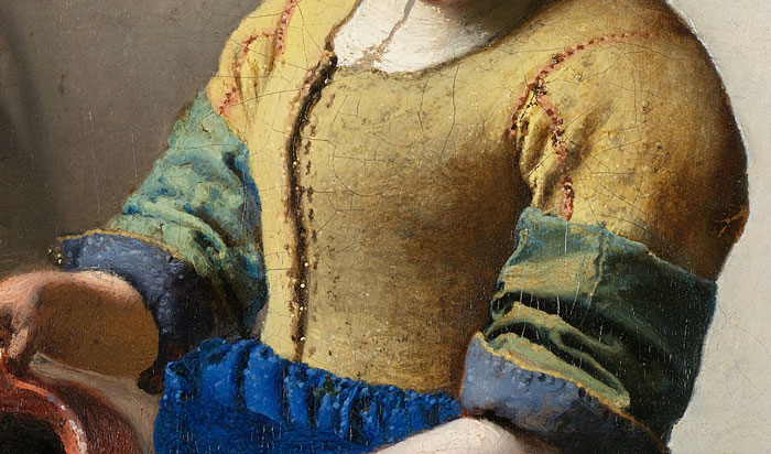 how-to-oil-paint-thick-woolen-fabric Vermeer 2