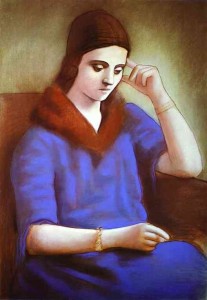Olga Khokhlova by Picasso
