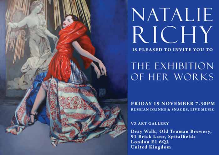 Natalie Richy’s is pleased to invite You to the Exhibition of Her Works