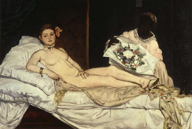 Manet’s Oil Painting Technique. Olympia