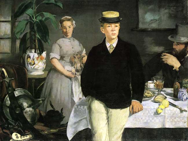 Manet’s Oil Painting Technique. His use of black as a colour.